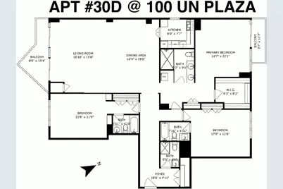 100 United Nations Plaza #30D, New York City, NY 10017 - Photo 7