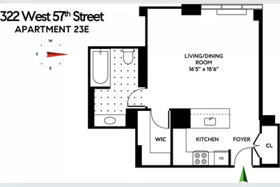 322 W 57th Street #23E, New York City, NY 10019 - Photo 19