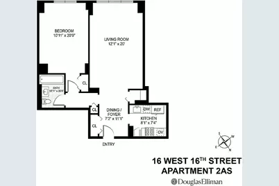 16 W 16th Street #2AS, New York City, NY 10011 - Photo 5