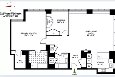 322 W 57th Street #50S, New York City, NY 10019 - Photo 21