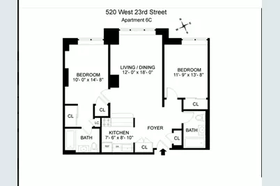 520 W 23rd Street #6-C, New York City, NY 10011 - Photo 13