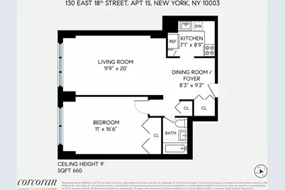 130 E 18th Street #1S, New York City, NY 10003 - Photo 9