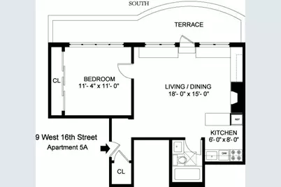 9 W 16th Street #5A, New York City, NY 10011 - Photo 9