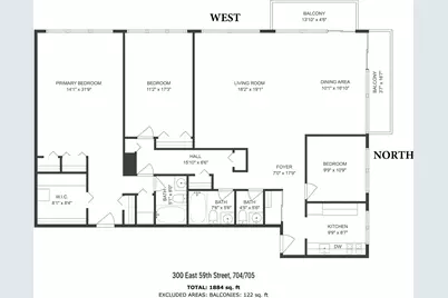 300 E 59th Street #704/705, New York City, NY 10022 - Photo 17