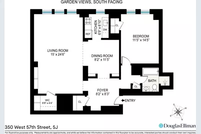 350 W 57th Street #5J, New York City, NY 10019 - Photo 7