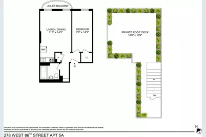 278 W 86th Street #5A, New York City, NY 10024 - Photo 9