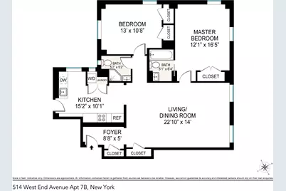 514 W End Avenue #7B, New York City, NY 10024 - Photo 9