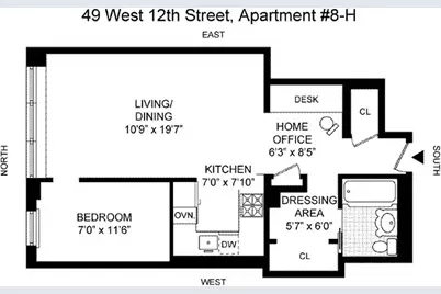 49 W 12th Street #8H, New York City, NY 10011 - Photo 19