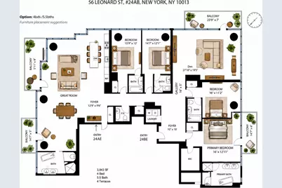 56 Leonard Street #24AB EAST, New York City, NY 10013 - Photo 21