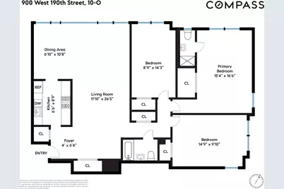 900 W 190th Street #10O, New York City, NY 10040 - Photo 15