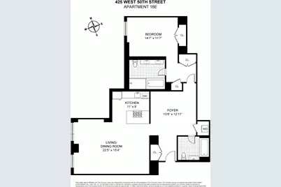 425 W 50th Street #16E, New York City, NY 10019 - Photo 17