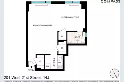 201 W 21st Street #14J, New York City, NY 10011 - Photo 7