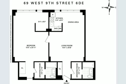69 W 9th Street #6DE, New York City, NY 10011 - Photo 9
