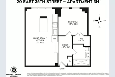 20 E 35th Street #3H, New York City, NY 10016 - Photo 13