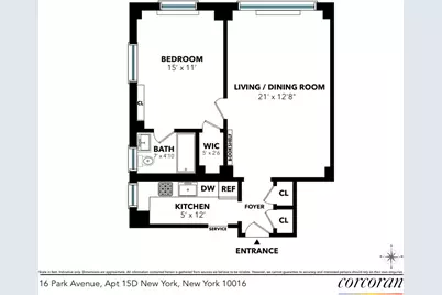 16 Park Avenue #15D, New York City, NY 10016 - Photo 15