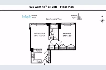 635 W 42nd Street #24B, New York City, NY 10036 - Photo 17