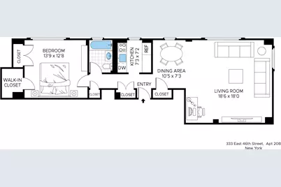 333 E 46th Street #20B, New York, NY 10017 - Photo 11