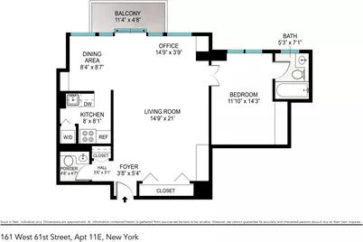 161 W 61st Street #11E, New York City, NY 10023 - Photo 13