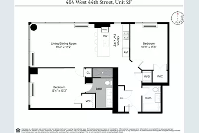 464 W 44th Street #2F, New York City, NY 10036 - Photo 9