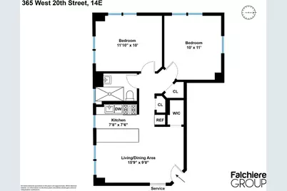 365 W 20th Street #14-E, New York City, NY 10011 - Photo 11