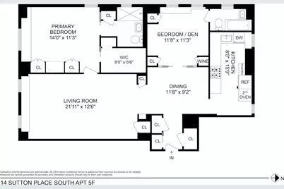 14 Sutton Place S #5F, New York City, NY 10022 - Photo 15