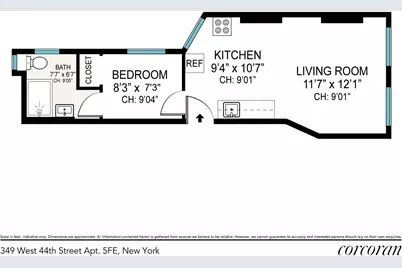 349 W 44th Street #5FE, New York City, NY 10036 - Photo 11
