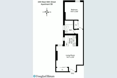 348 W 56th Street #5B, New York City, NY 10019 - Photo 7