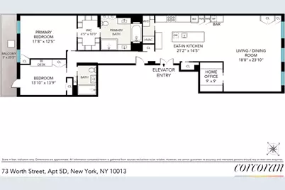 73 Worth Street #5D, New York City, NY 10013 - Photo 17