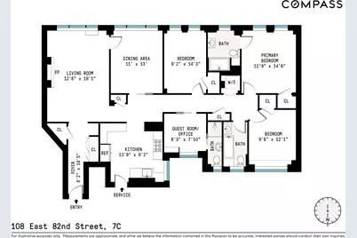 108 E 82nd Street #7C, New York City, NY 10028 - Photo 9