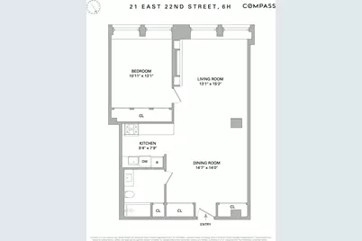 21 E 22nd Street #6H, New York City, NY 10010 - Photo 13