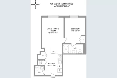 435 W 19th Street #4C, New York City, NY 10011 - Photo 13