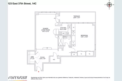 123 E 37th Street #14C, New York City, NY 10016 - Photo 13
