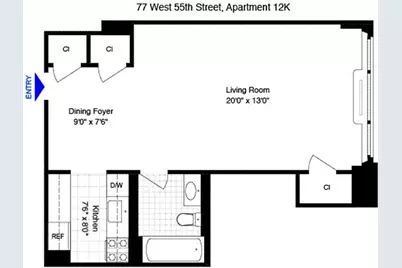 77 W 55th Street #12K, New York City, NY 10019 - Photo 9