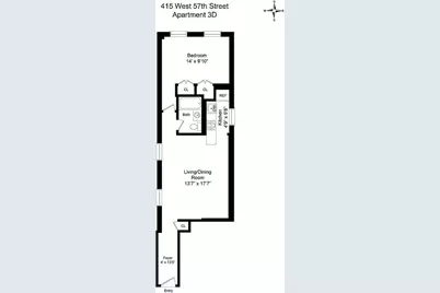 415 W 57th Street #3D, New York City, NY 10019 - Photo 11