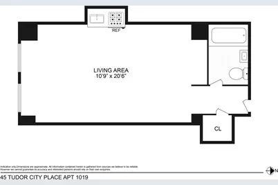 45 Tudor City Place #1019, New York City, NY 10017 - Photo 9