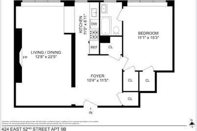 424 E 52nd Street #9B, New York City, NY 10022 - Photo 9