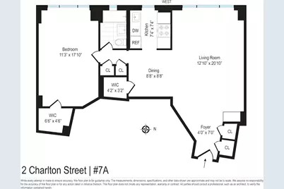 2 Charlton Street #7A, New York City, NY 10013 - Photo 11