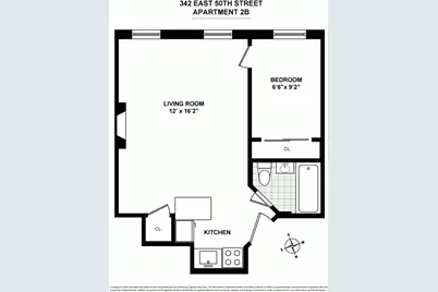 342 E 50th Street #2B, New York City, NY 10022 - Photo 9