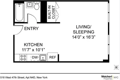 516 W 47th Street #N-4D, New York City, NY 10036 - Photo 11