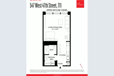 547 W 47th Street #711, New York City, NY 10036 - Photo 13