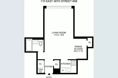 110 E 36th Street #5B, New York City, NY 10016 - Photo 7