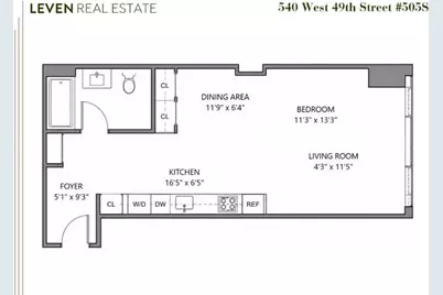 540 W 49th Street #505S, New York City, NY 10019 - Photo 21
