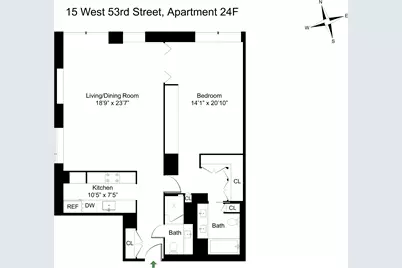 15 W 53rd Street #24F, New York City, NY 10019 - Photo 11