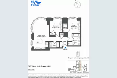 515 W 18th Street #911, New York City, NY 10011 - Photo 17