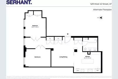 529 W 42nd Street #4F, New York City, NY 10036 - Photo 13