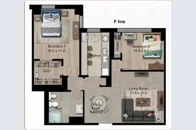 195 Adams Street #4F, New York City, NY 11201 - Photo 1