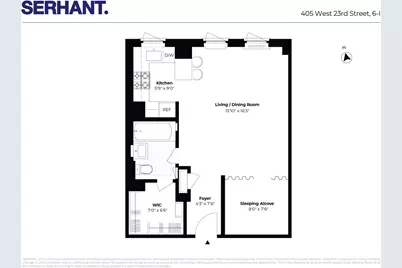 405 W 23rd Street #6I, New York City, NY 10011 - Photo 5