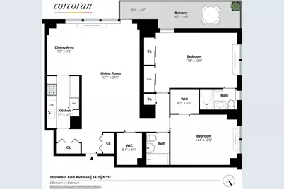 160 W End Avenue #14D, New York City, NY 10023 - Photo 11