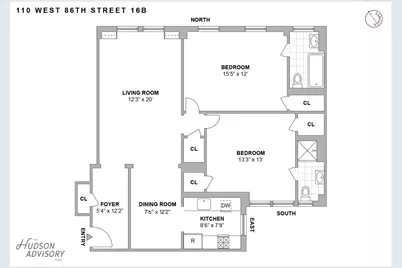 110 W 86th Street #16B, New York City, NY 10024 - Photo 13