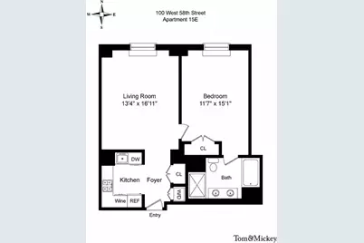100 W 58th Street #15E, New York City, NY 10019 - Photo 11